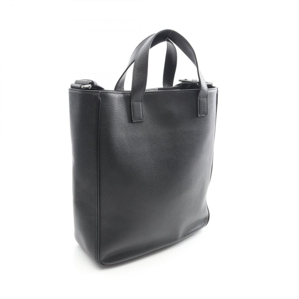 Dior SADDLE Tote Bag Leather Black